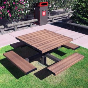 Pedestal Picnic Table