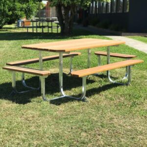 Large Picnic Setting with Spotted Gum Battens