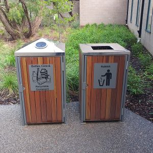 900 Series timber clad bin surround