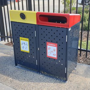 2 bay Wheelie Bin Enclosure