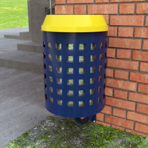 Mild Steel Wall Mount Bin with Liner