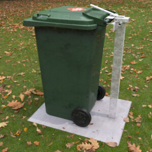 Single Wheelie Bin Post