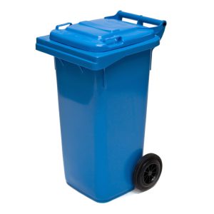 Small Blue Wheelie Bin