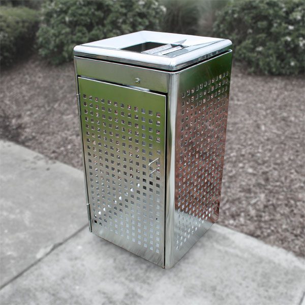 All stainless designed bin surround