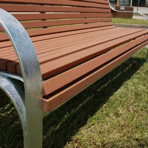 Heavy Duty park seat with Enviroslat recycled battens