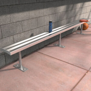 Long Bolt Down Aluminium Bench