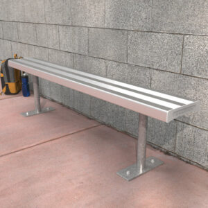 Bolt Down Aluminium Bench