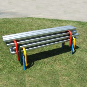 Stackable aluminium seats