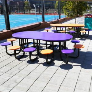 12 seta picnic table, recycled plastic tops