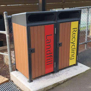 Batten Clad Bin Enclosures