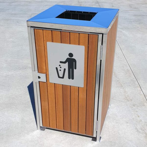 Timber-Sided Wheelie Bin Enclosure