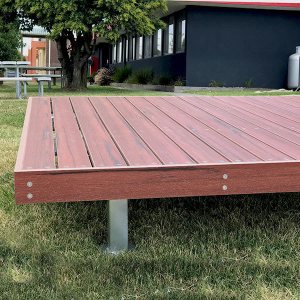 Composite timber Avalon platform bench