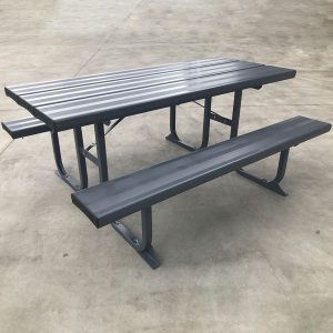 Aluminium picnic table