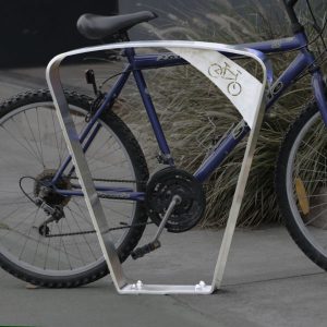 Heavy duty bike rail