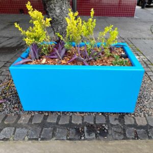 Powdercoated and Galvanised Mild steel planter