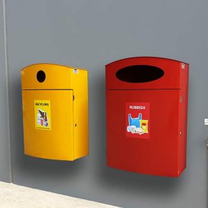 Wall Mount Bins, 60lt liner