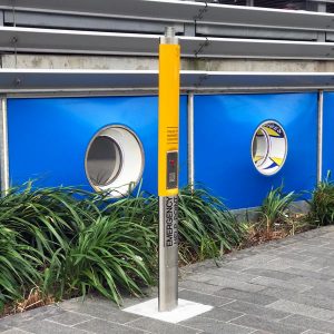 Monash Uni Emergency Help Bollard