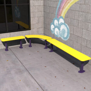 Recycled Plastic Corner Bench Seat