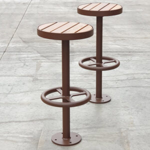 Outdoor Bolt Down Bar Stool