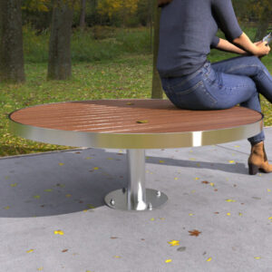 Round Platform Bench