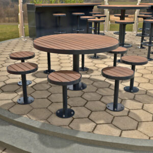 Round Outdoor Table