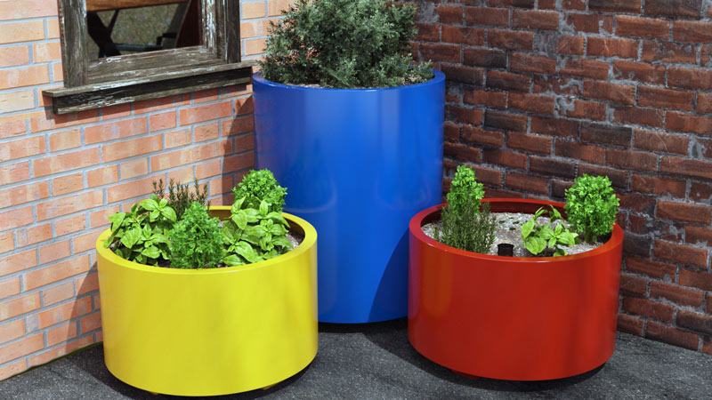 Heavy Duty Round Planters