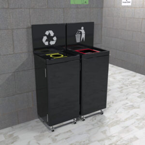 Compact Indoor Public Bin