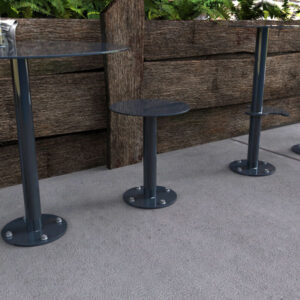 All Steel Outdoor Stool