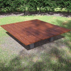 Square Bench Platform