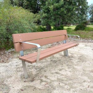 Heavy-Duty Coastal Park Seat